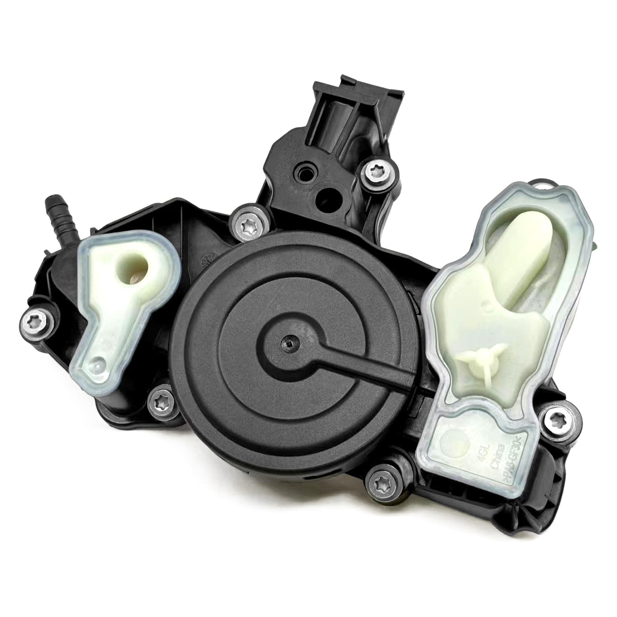 RBOKO oil separator front view showing fitment and secure design benefit