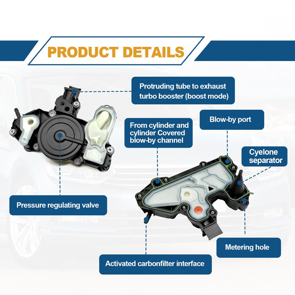 RBOKO oil separator mounting hardware laid out for straightforward installation benefit