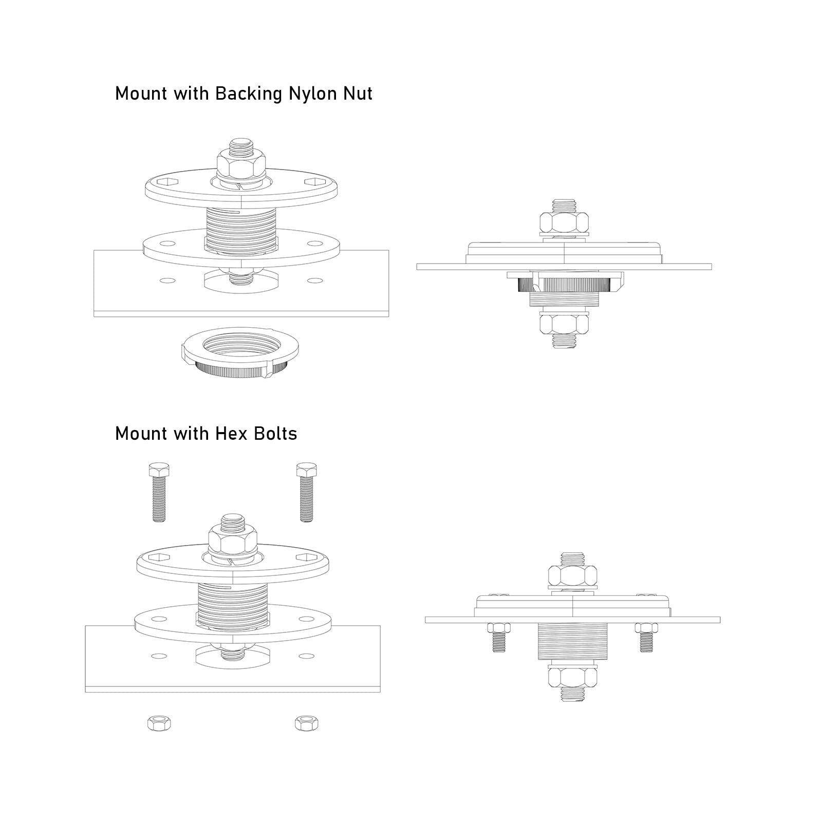 RECOIL size comparison next to coin showing compact, space-saving design