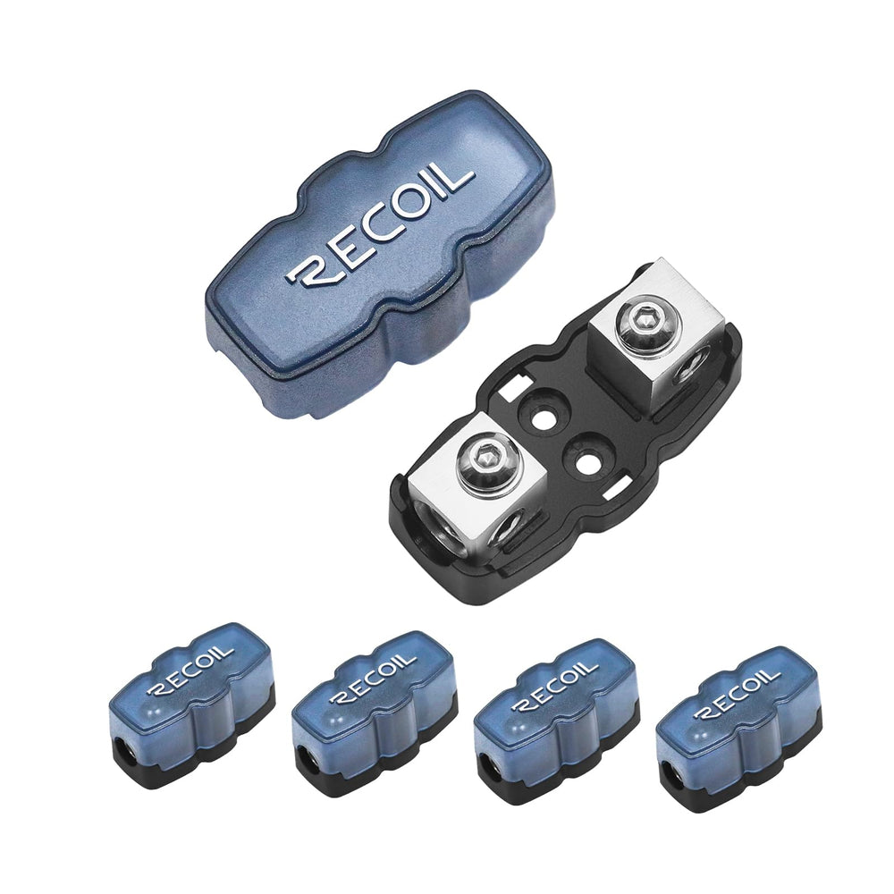 RECOIL SFH11-5 front view showing compact housing and mounting hole for space-saving installs