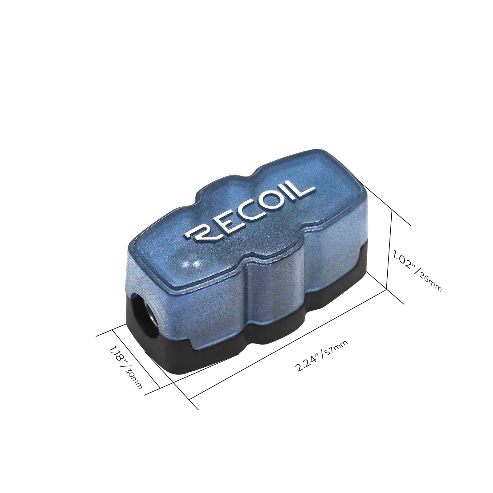 RECOIL SFH11-5 open cover with Mini-ANL fuse visible for easy inspection and replacement