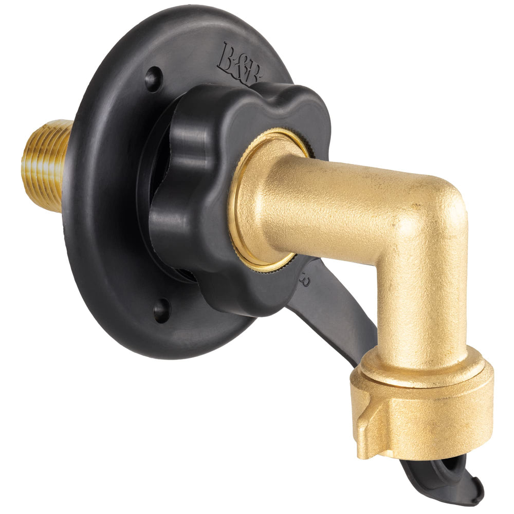 RecPro front view of city water fill inlet showing clean profile and easy access