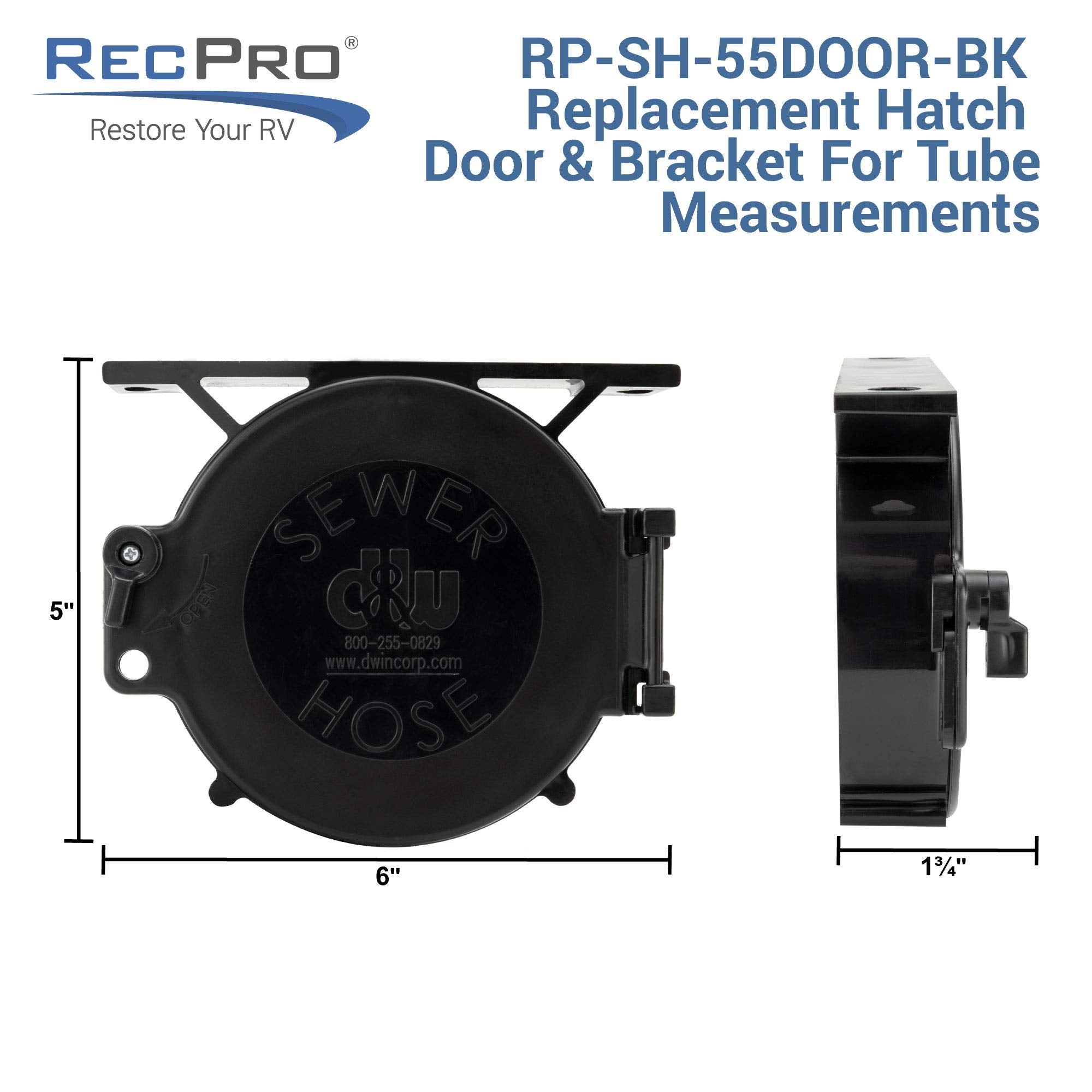 RecPro close-up of latch detail demonstrating secure closure and durability