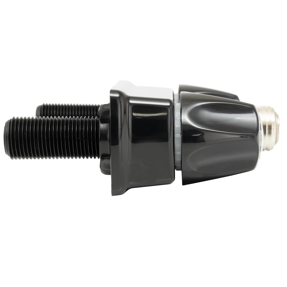 RecPro underside view showing ½" threads and two 2" shanks for secure hookup