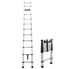 RecPro front view ladder mounted on RV showing secure fit and convenience