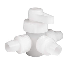 RecPro fitting installed on RV plumbing demonstrating quick roadside repair benefit