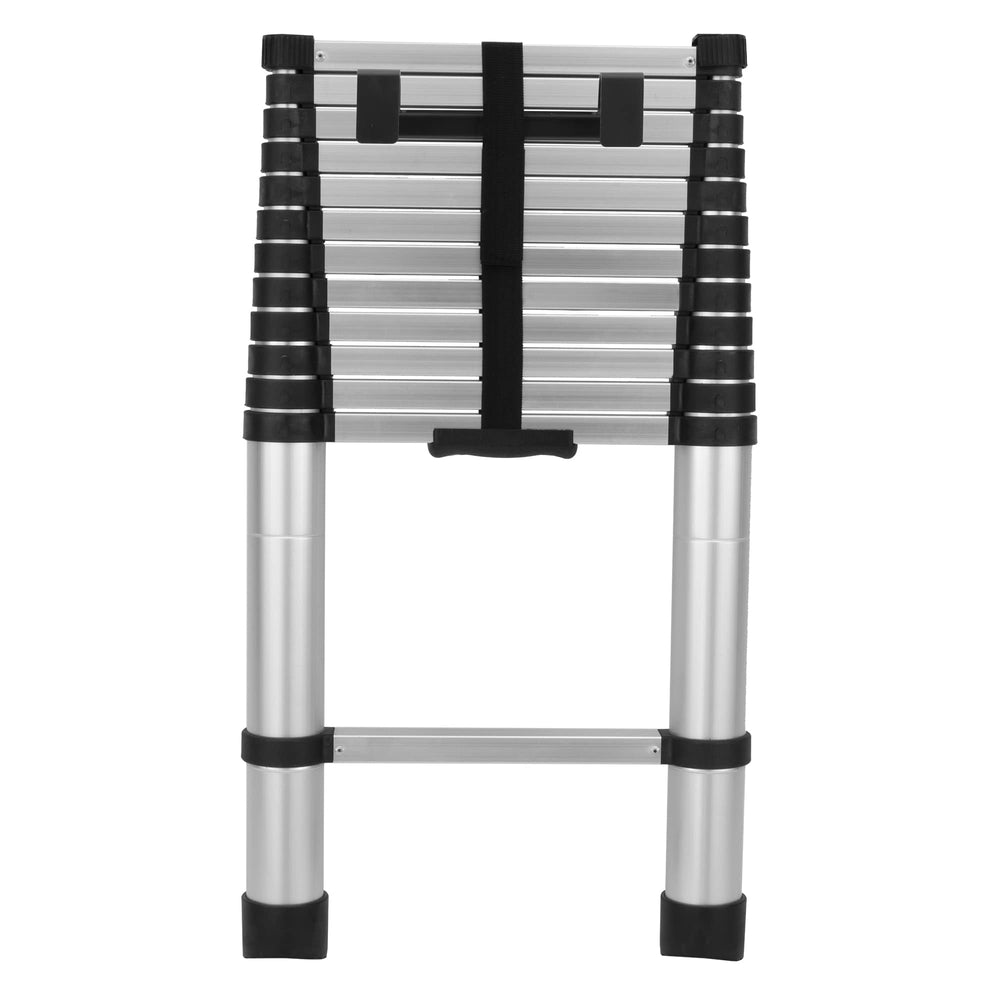 RecPro strapped collapsed ladder ready for transport and vibration protection
