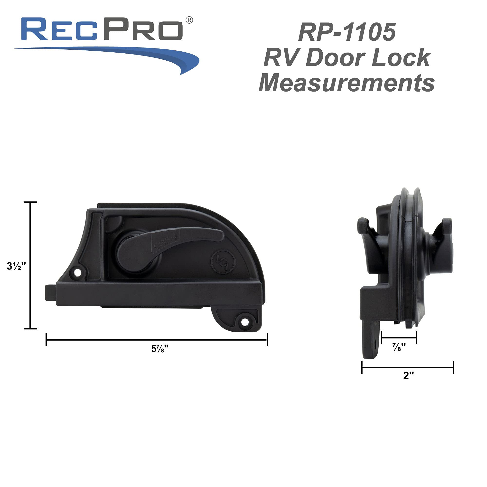 RecPro installed on camper screen door showing improved functionality