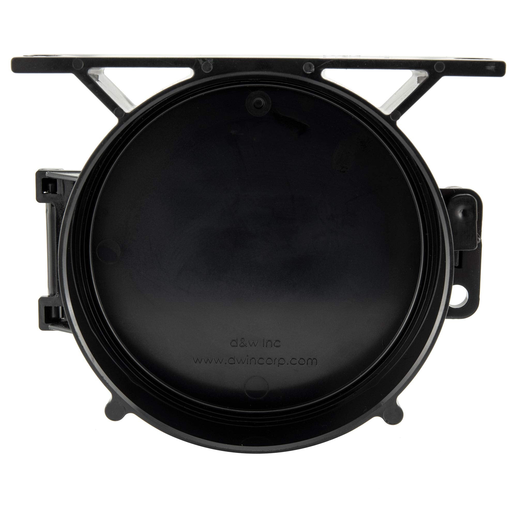 RecPro plastic texture and matte black finish highlighting weather resistance