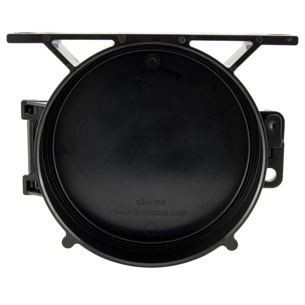 RecPro plastic texture and matte black finish highlighting weather resistance