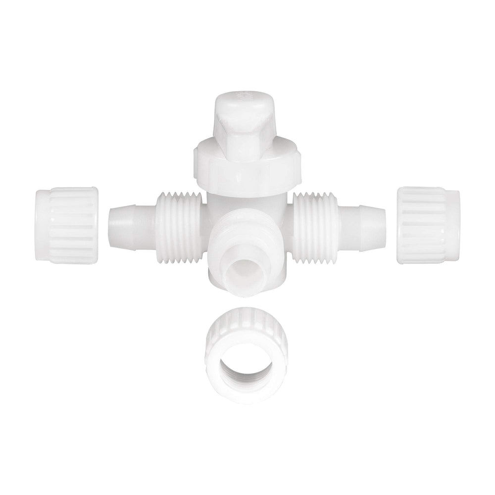 RecPro tubing insertion detail showing clean fit and reliable leak prevention benefit