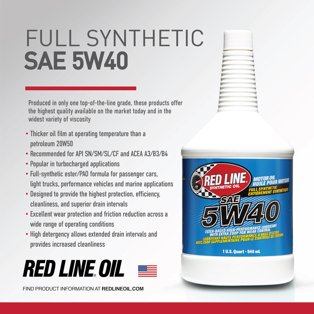 Red Line 15404 being poured into an engine bay demonstrating easy pouring