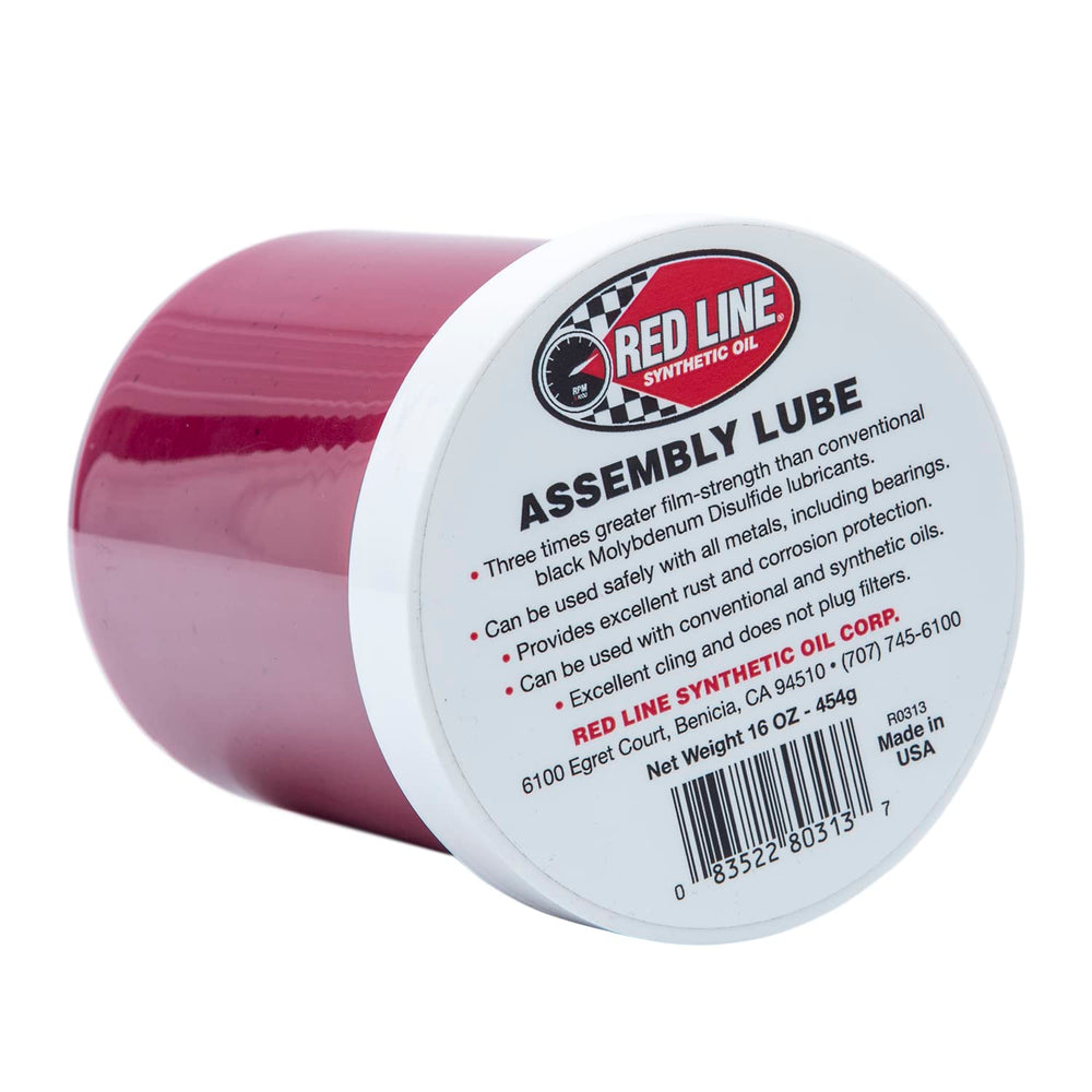 Red Line 80313 jar front view showing label and 16-ounce size for clear identification and storage benefit
