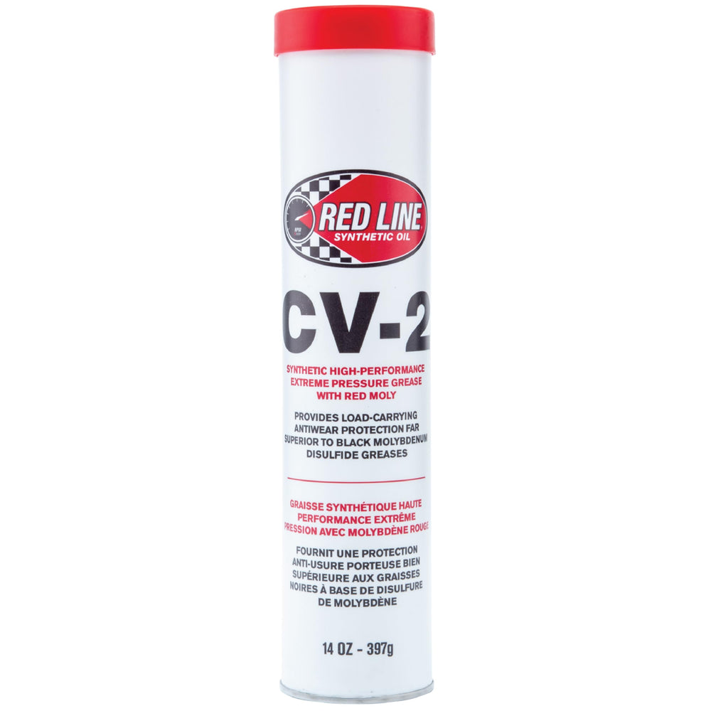Red Line front packaging showing 14 oz cartridge and branding, clear benefits