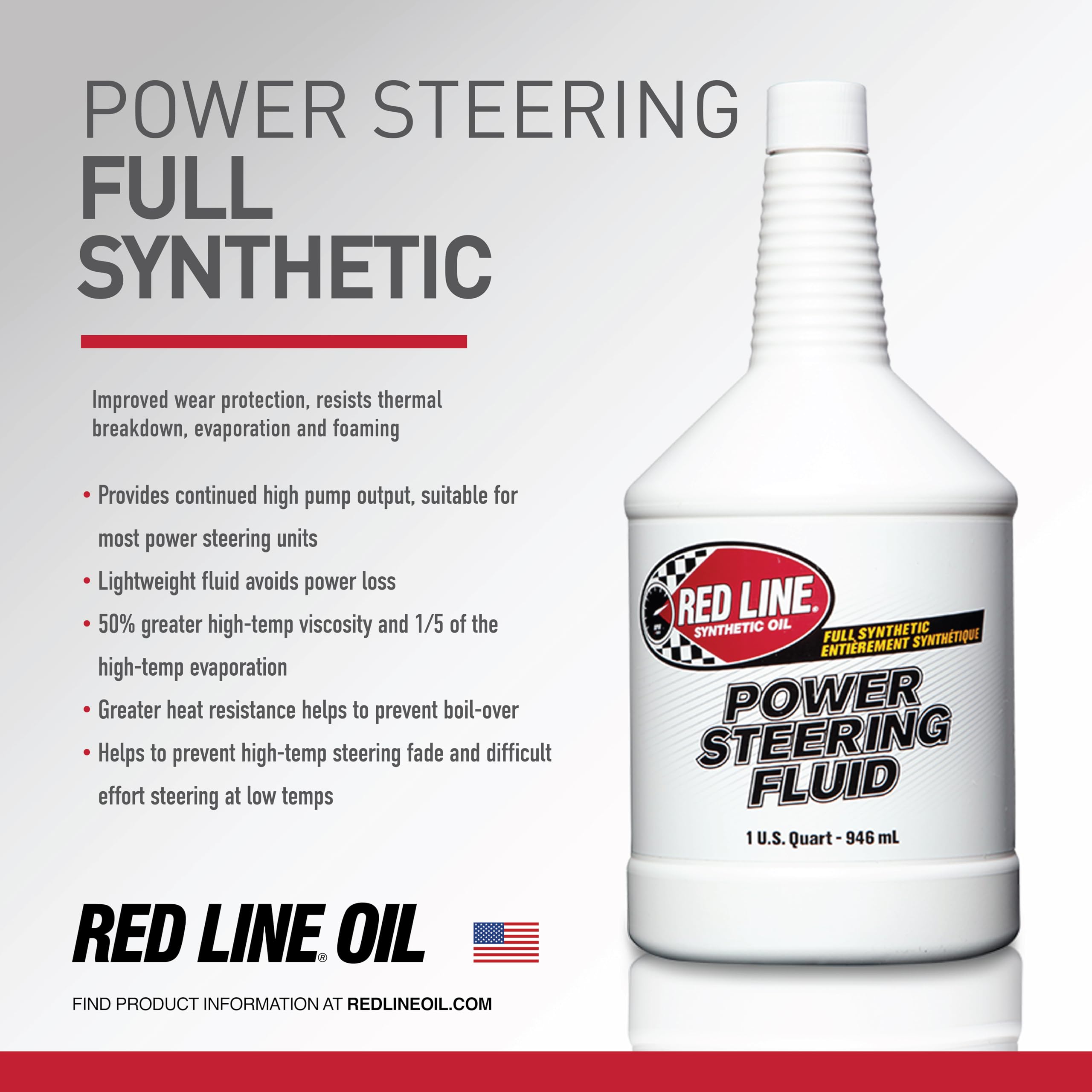 Red Line bottle next to ruler for size comparison and precise quantity