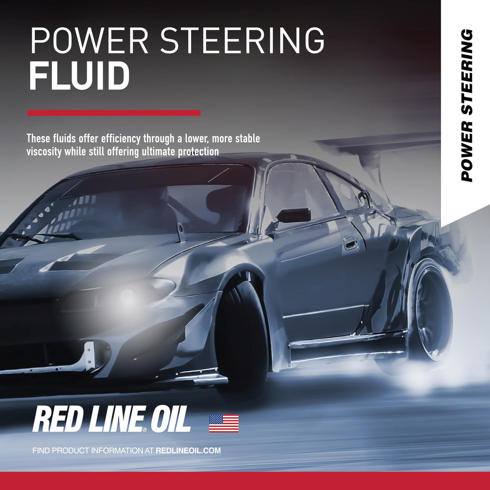 Red Line fluid texture on plate showing smooth viscosity and protection