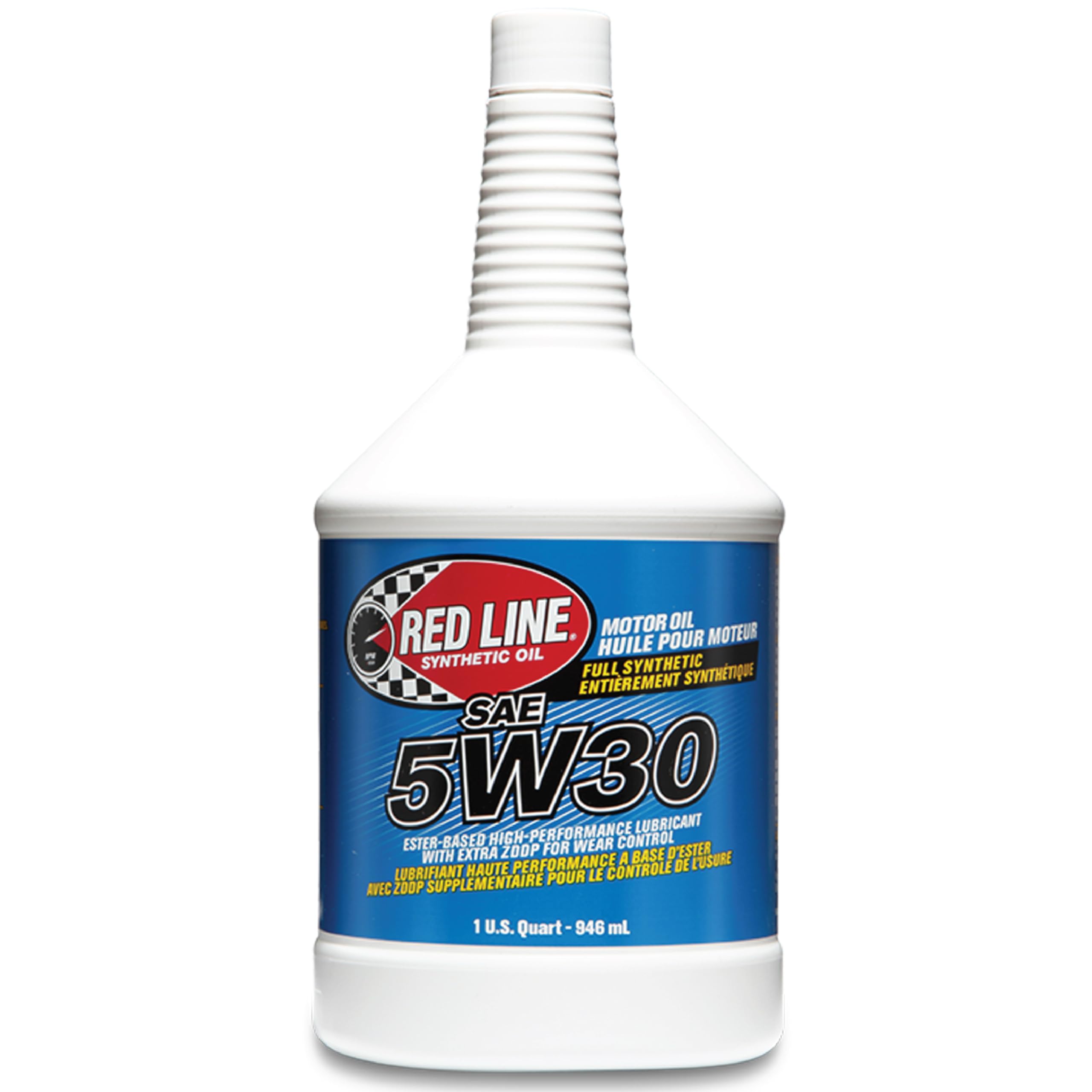 Red Line front packaging showing six quart bottles and clear labeling benefit clarity