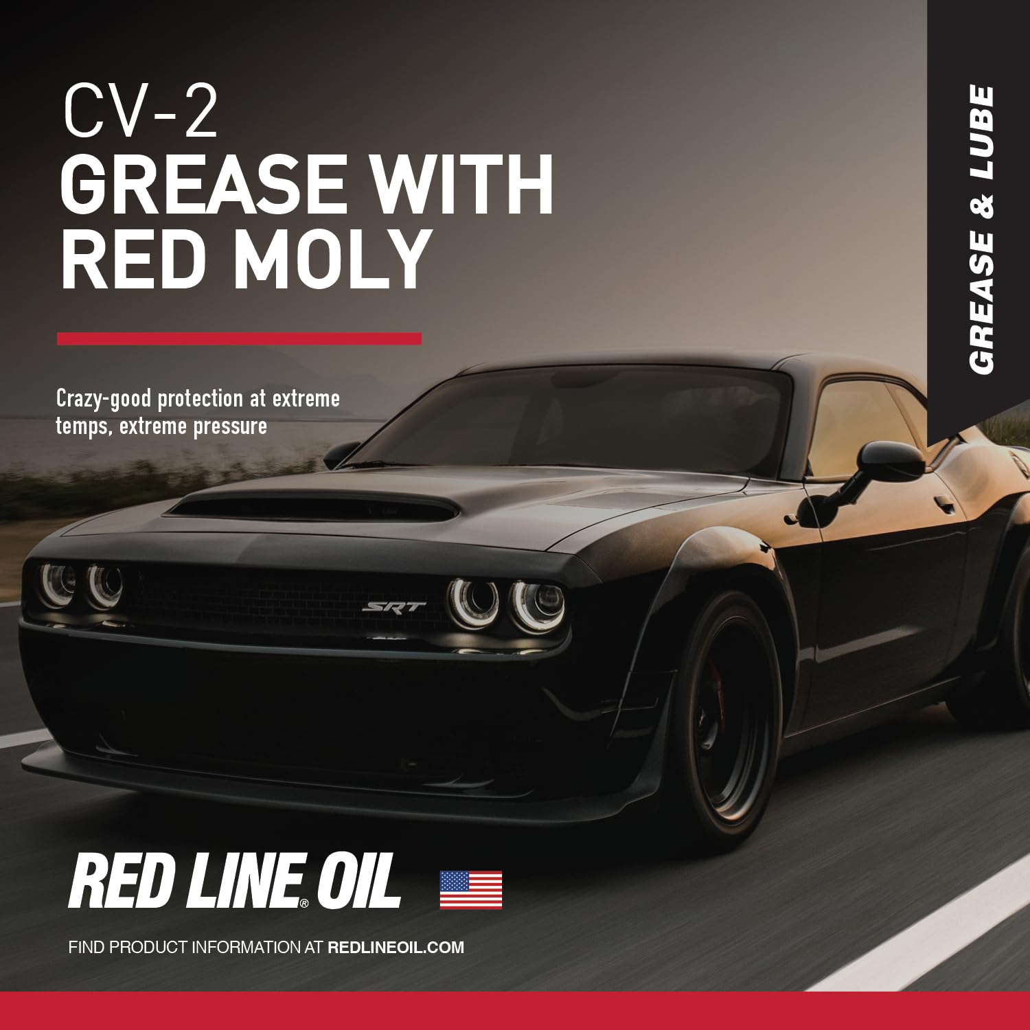 Red Line grease texture close-up highlighting smooth consistency for dependable film strength