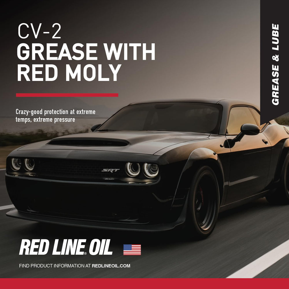 Red Line grease texture close-up highlighting smooth consistency for dependable film strength