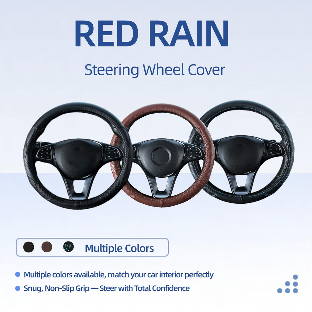 Red Rain lifestyle shot installed on dashboard improving cabin style