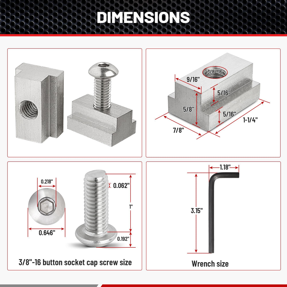 RED WOLF close-up of button head socket cap screw highlighting corrosion resistance