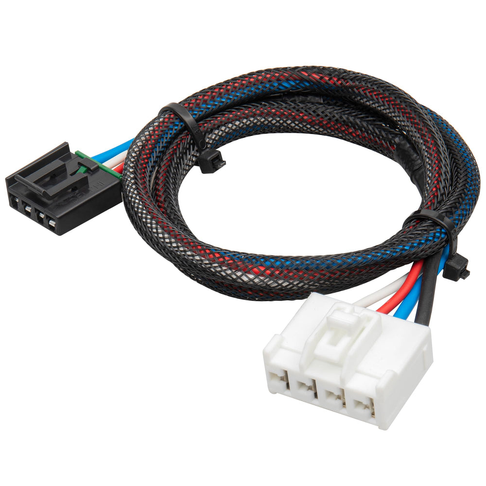 RED WOLF front connector under dash showing easy plug-in and quick install benefit