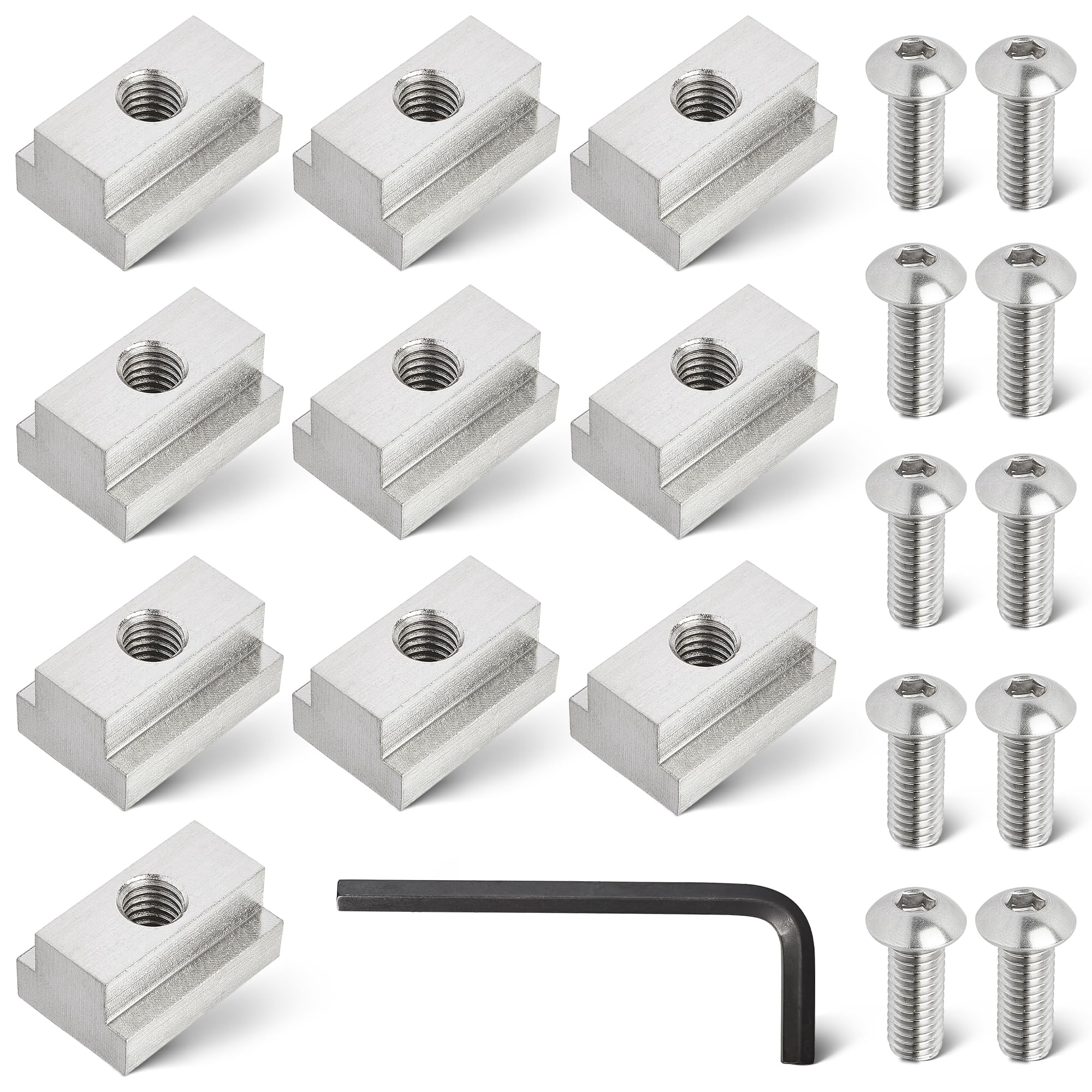 RED WOLF kit front packaging showing 10 nuts screws and wrench for easy mounting