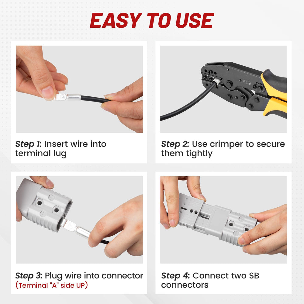 RED WOLF kit contents laid out showing four plugs and protective covers for convenience