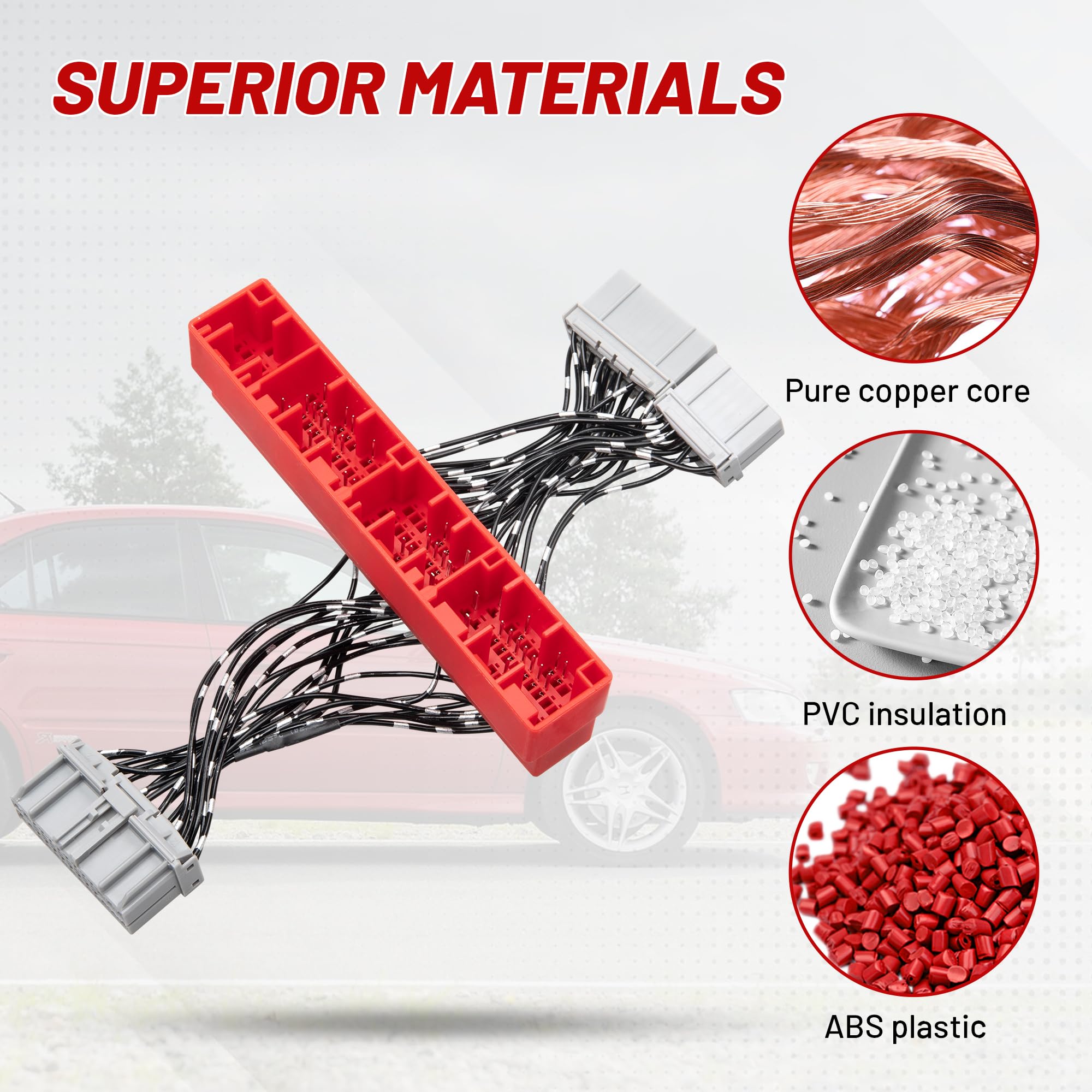 RED WOLF cable insulation and copper conductor detail for long-term reliability