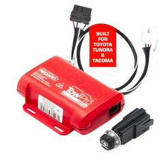 REDARC tow-pro liberty front angle showing compact controller and benefit tidy installation