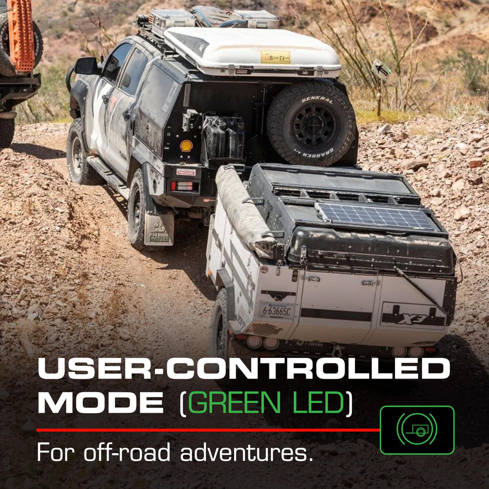 REDARC unit installed behind dash offering a hidden, factory‑like setup