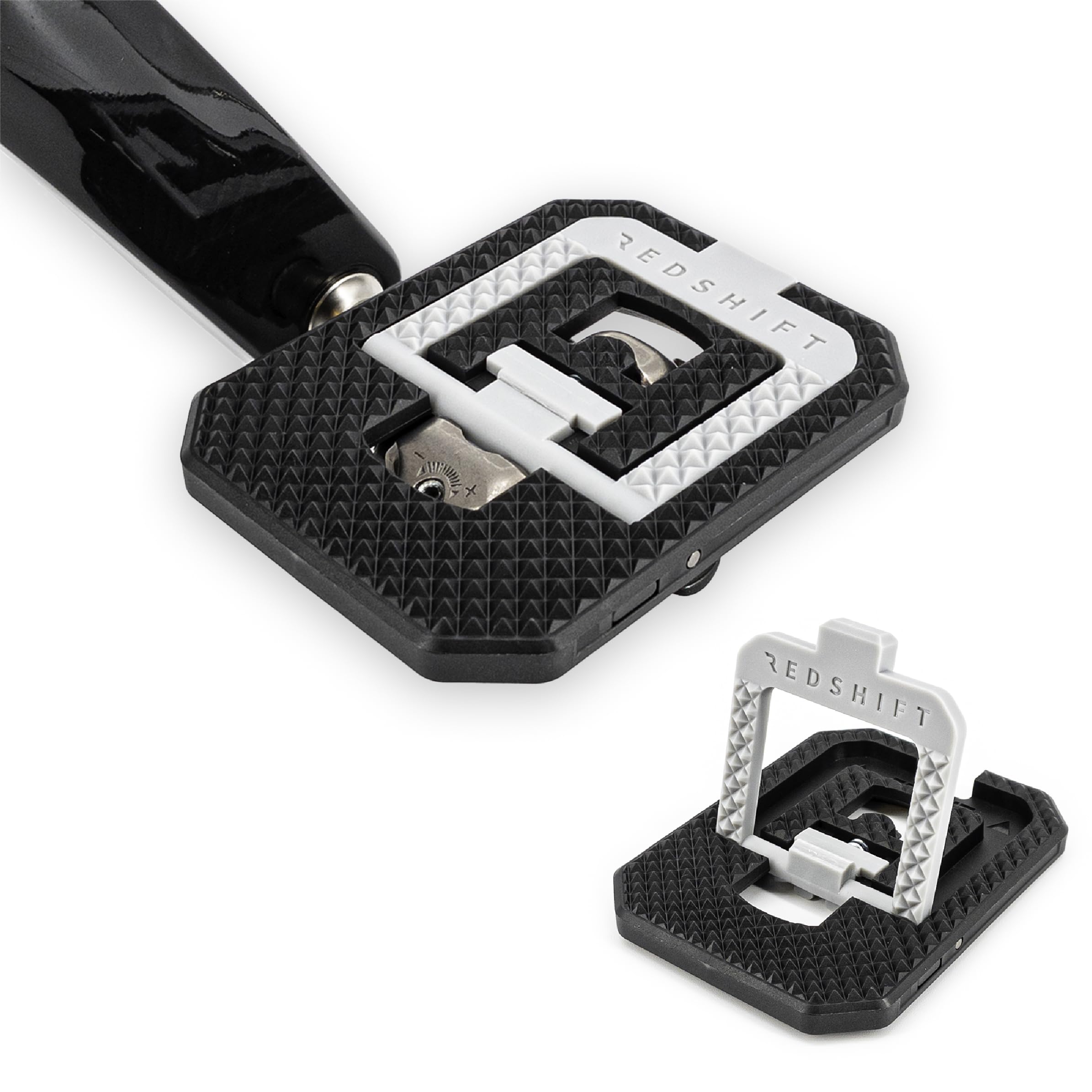 REDSHIFT Mousetrap front view showing platform and traction for secure flats