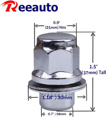 Reeauto close-up of M12x1.5 threads showing precise machining for secure seating