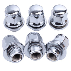 Reeauto closed-end lug nut detail protecting threads and resisting debris intrusion