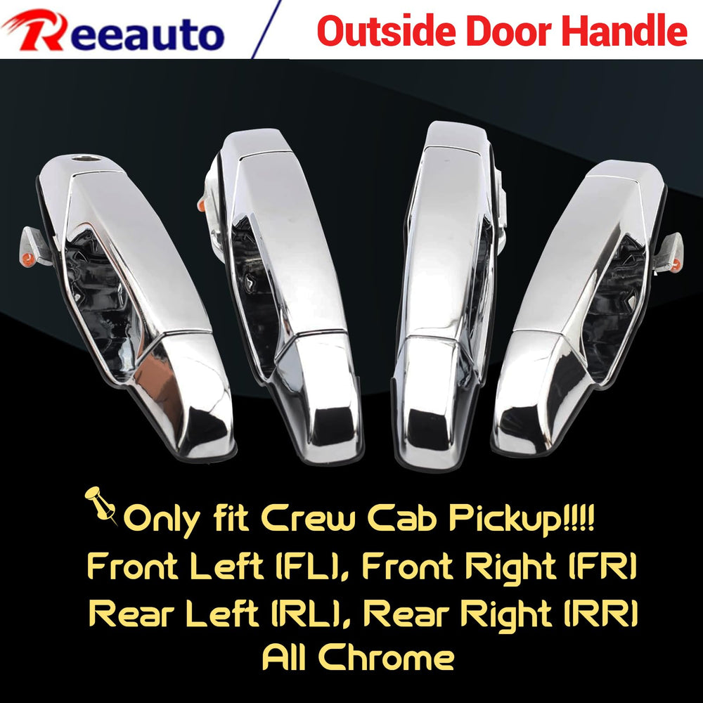 Reeauto front left keyhole handle close-up, clear lock access benefit