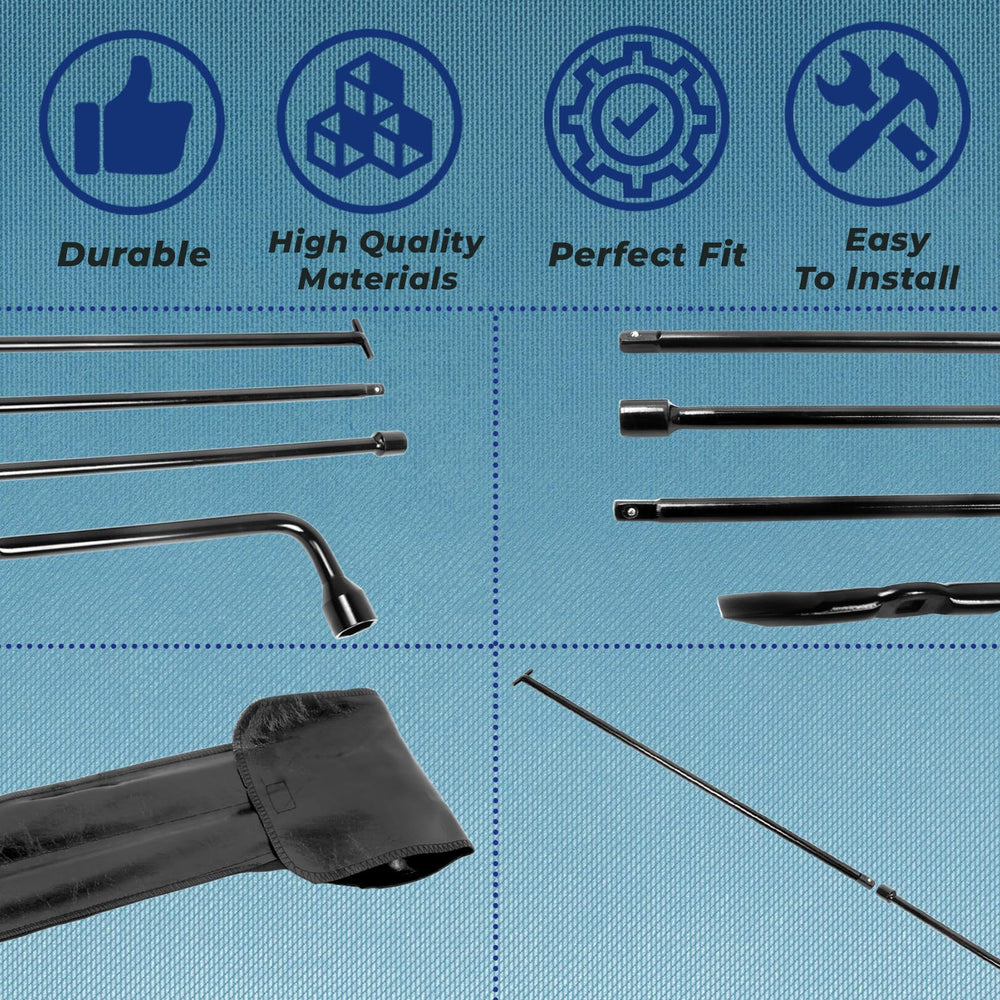 Reeauto tools placed in vehicle trunk demonstrating compact, secure storage