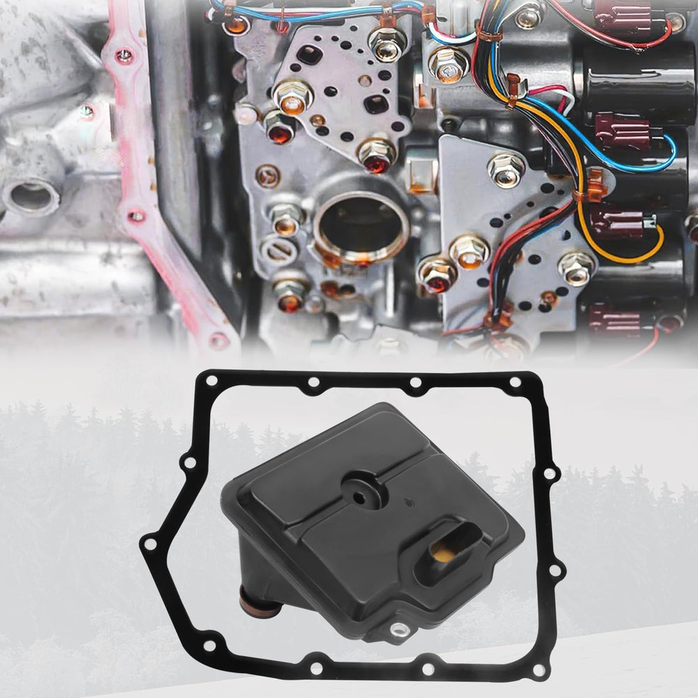 Reeoutdoor filter with transmission fluid illustrating contamination capture