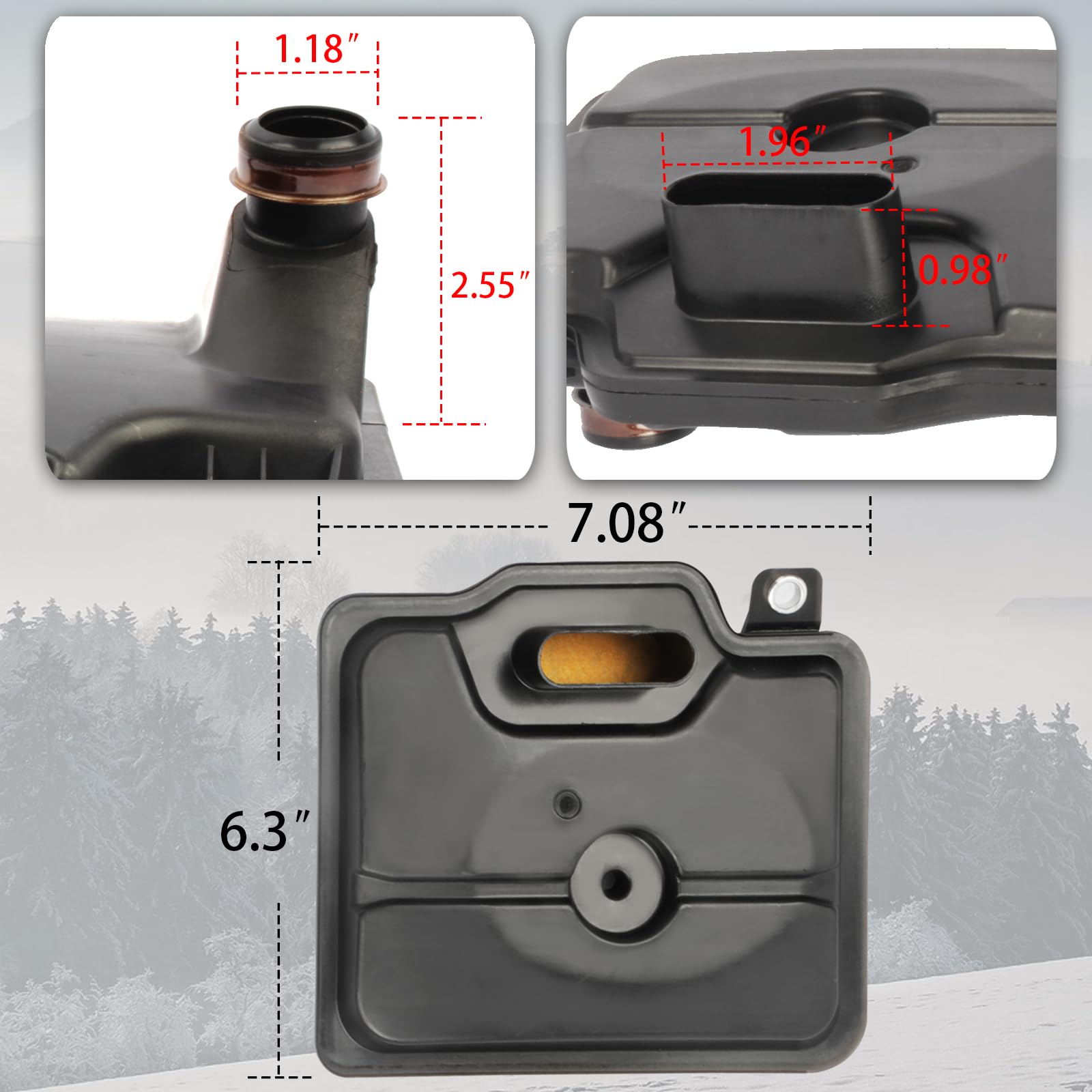 Reeoutdoor kit packaging with parts ready for transmission service convenience