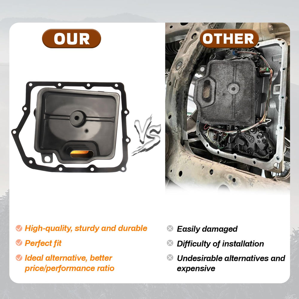 Reeoutdoor filter side profile highlighting construction and flow efficiency
