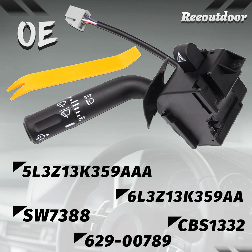 Reeoutdoor side profile of switch mounted to column for accurate fitment
