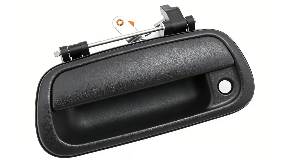 Reeoutdoor handle on truck in garage showing improved appearance and function