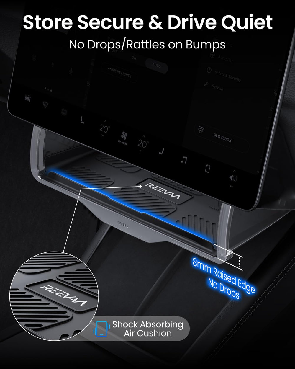 REEVAA installation two-step showing quick tool-free setup for convenience