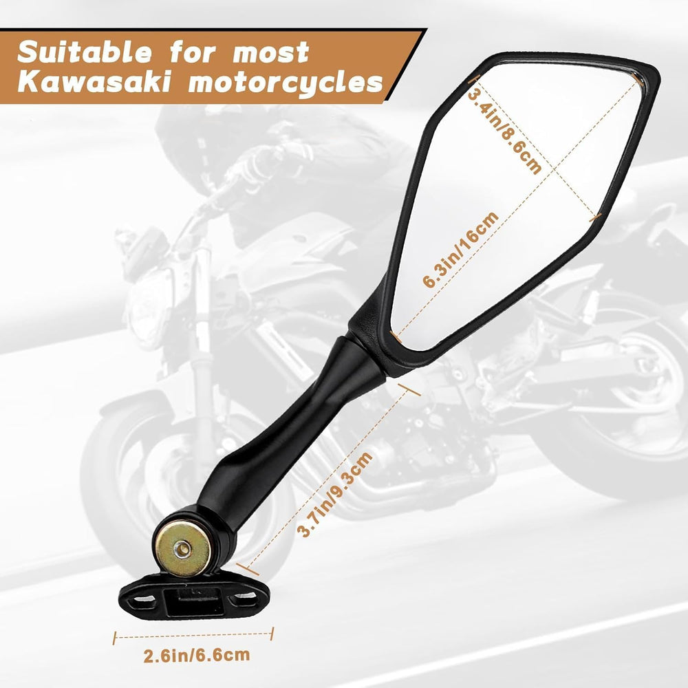 Refitial on-bike lifestyle riding showing stable mirror performance
