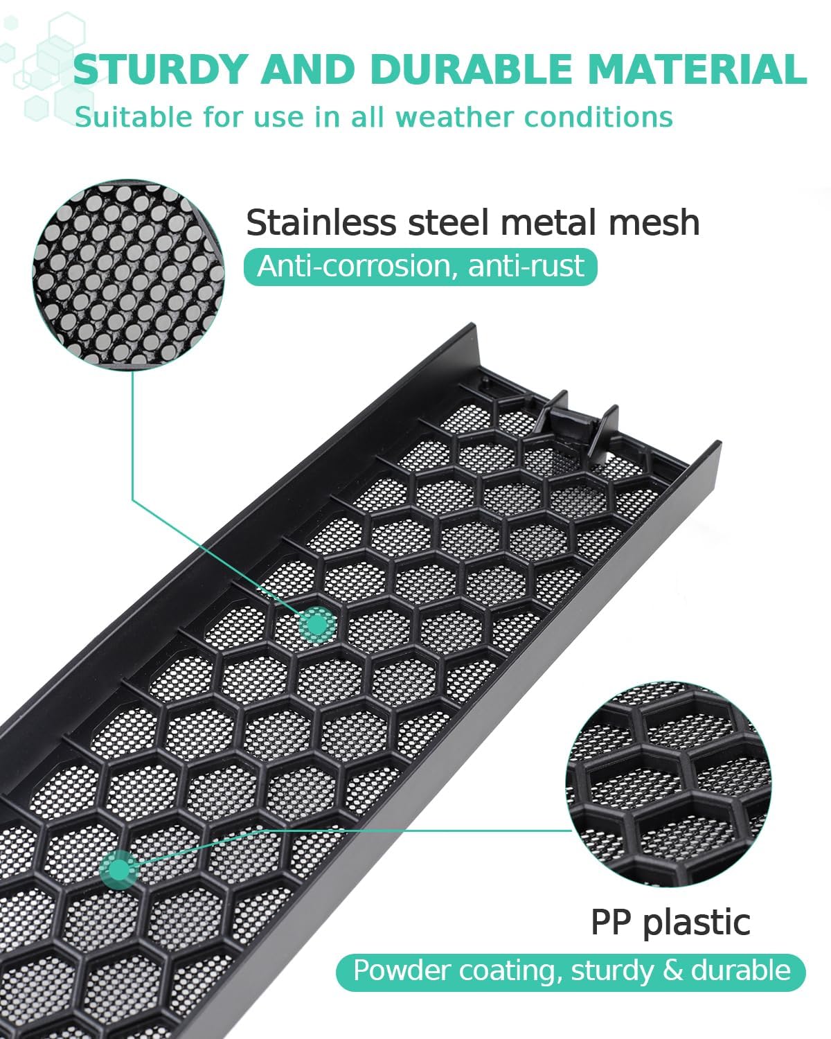 REFORM DESIGN grill mesh held by hand to show compact scale and ease