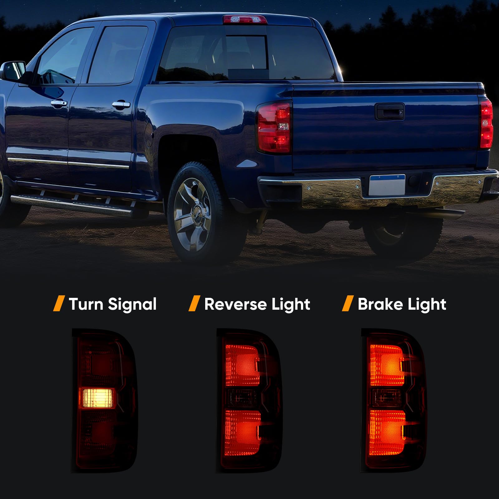 Reilauto tail light packaging with instructions, ensures proper installation and support
