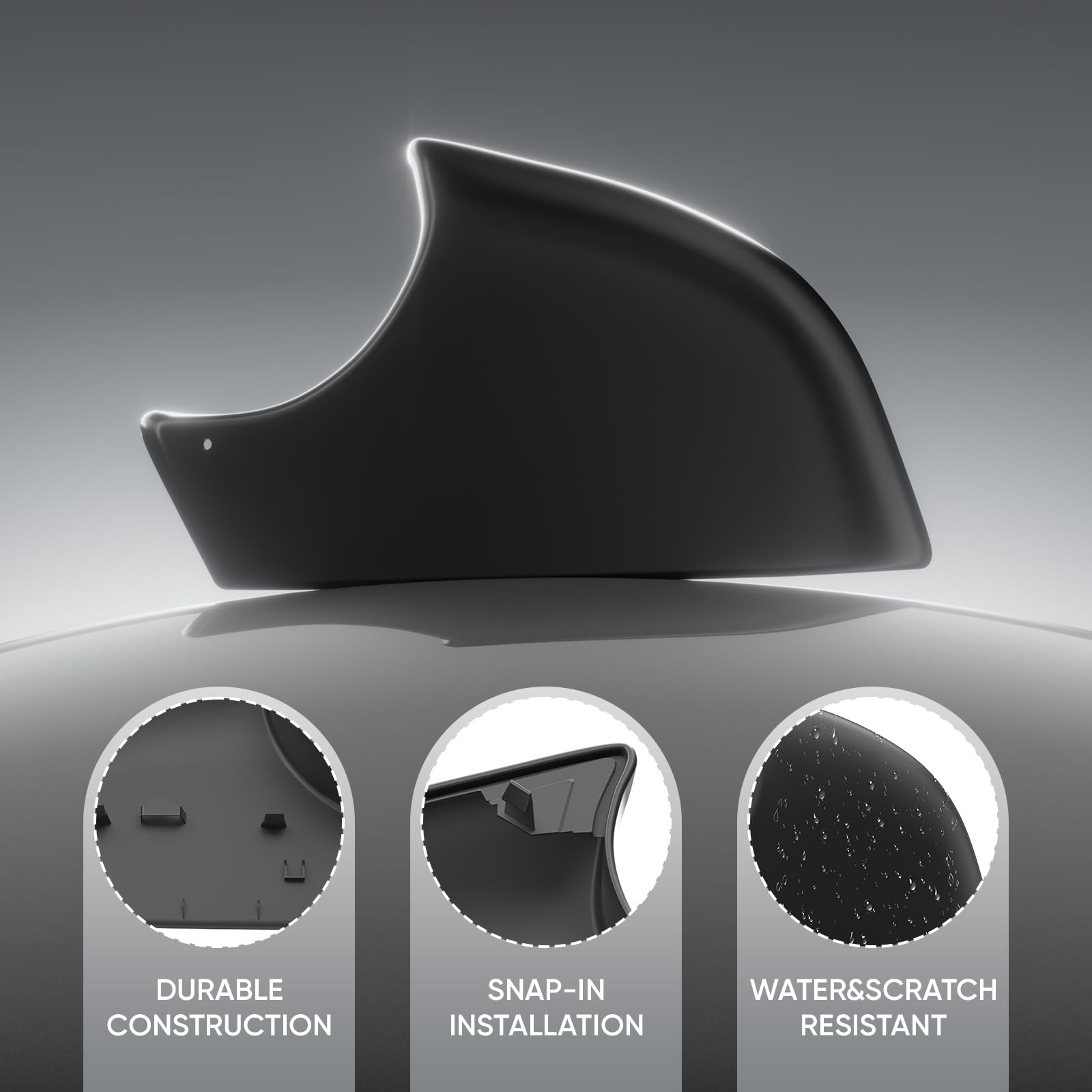 Reilauto close-up of ABS texture showing durable, paintable surface