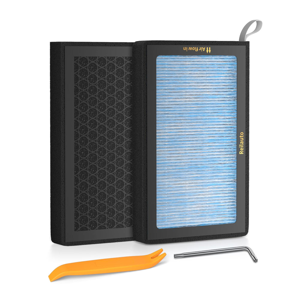 Reilauto front packaging showing filter kit and tool for easy replacement