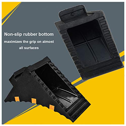 RELIANCER chock beside ruler to show 10 x 6 x 7.3 inch dimensions