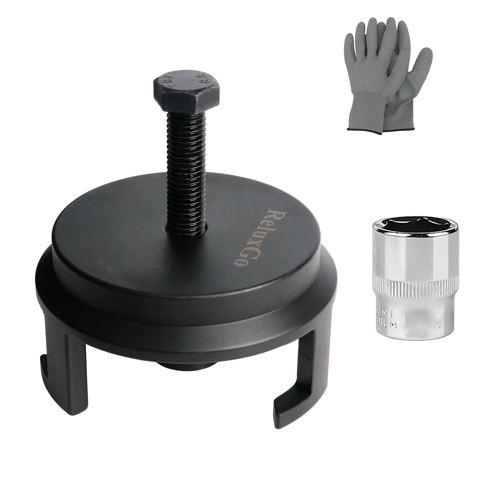 ReluxGo front view of the puller kit showing complete toolset and benefits