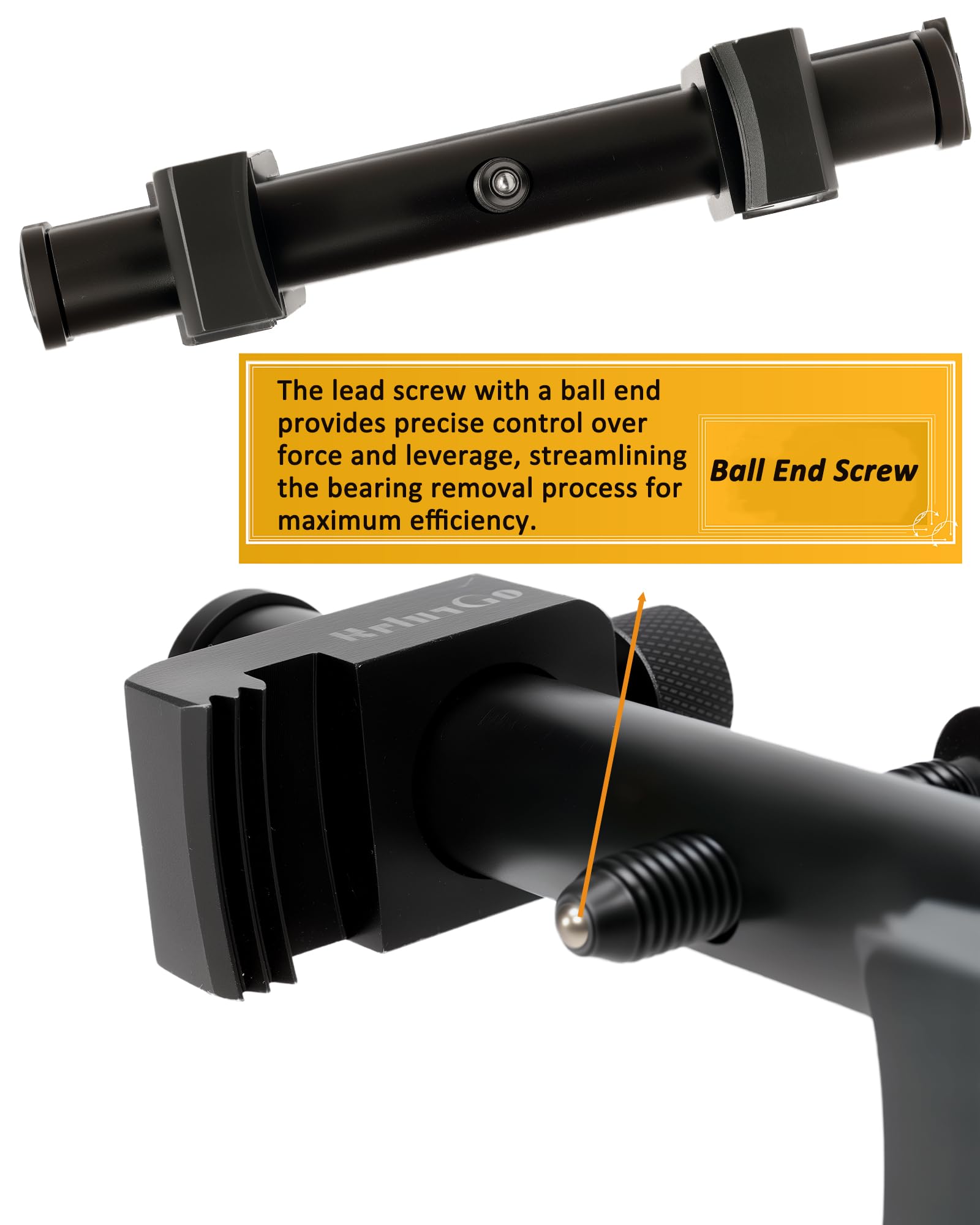 ReluxGo tool in use removing an alternator pulley for safe removal